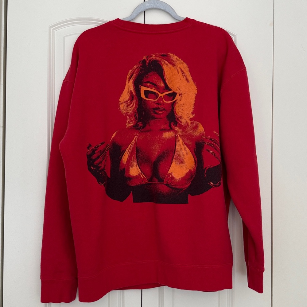 megan thee stallion crew neck sweatshirt - Picture 1 of 4